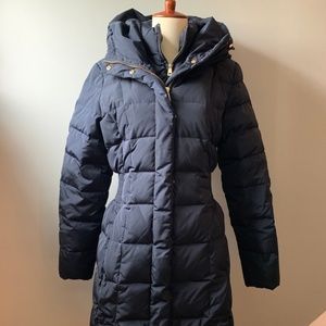 Cole Haan Puffer Coat - Navy - Size Small